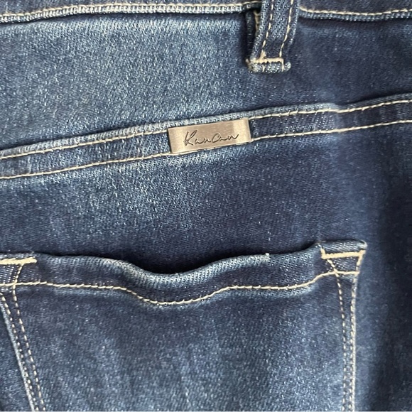 KanCan women’s High Rise Flared Jeans estilo distressed size 5/26 raw hem - Picture 7 of 12